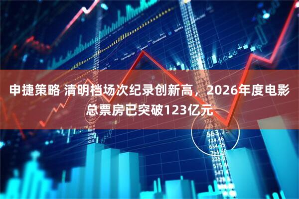 申捷策略 清明档场次纪录创新高，2026年度电影总票房已突破123亿元